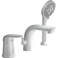 Смеситель на борт ванны Orange Otto M22-333w Белый