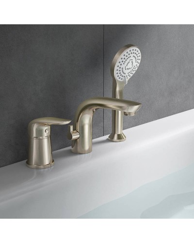 Смеситель на борт ванны Orange Otto M22-333ni Никель