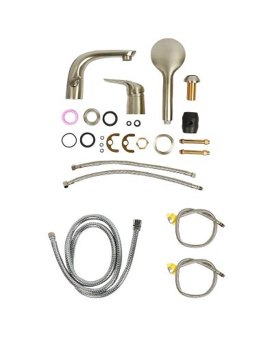 Смеситель на борт ванны Orange Otto M22-333ni Никель