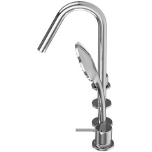 Смеситель на борт ванны Cezares Leaf LEAF-BVDM4-L-01 Хром