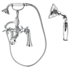 Смеситель на борт ванны с ручным душем, шлангом 150 см CEZARES NOSTALGIA-PBV-01-M