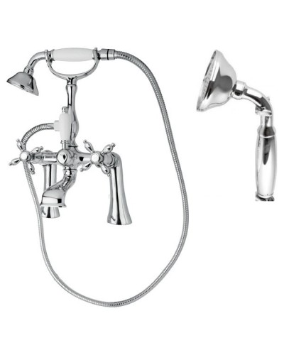 Смеситель на борт ванны с ручным душем, шлангом 150 см CEZARES NOSTALGIA-PBV-01-M