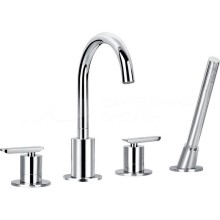 Смеситель на борт ванны Cezares SIESTA-F-BVD4-01 Хром