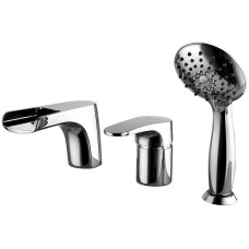 Смеситель на борт ванны Lemark Shift LM4345C Хром