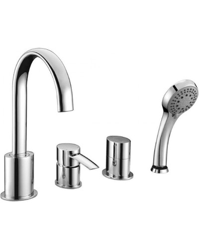 Смеситель на борт ванны Lemark Atlantiss LM3241C Хром