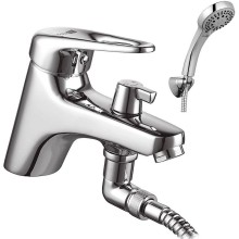 Смеситель на борт ванны Lemark Luna LM4115C Хром