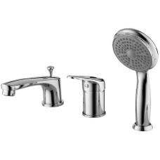 Смеситель на борт ванны Lemark Luna LM4145C Хром