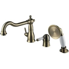 Смеситель на борт ванны Lemark Villa LM4845B Бронза