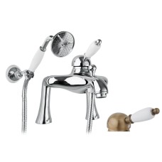 Смеситель на борт ванны с ручным душем CEZARES ELITE-PBVM-02-Bi