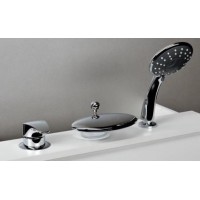 Смеситель на борт ванны Bravat Niagara F5140197CP-RUS Хром