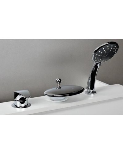 Смеситель на борт ванны Bravat Niagara F5140197CP-RUS Хром