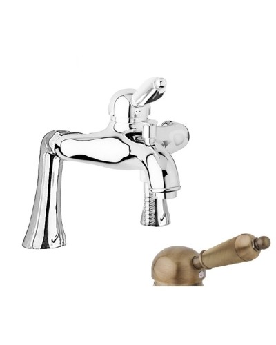 Смеситель на борт ванны с ручным душем CEZARES ELITE-PBVM-02-M