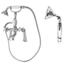 Смеситель на борт ванны с ручным душем, шлангом 150 см CEZARES LORD-PBV-01-M