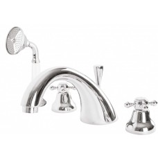 Смеситель на борт ванны с ручным выдвижным душем CEZARES GOLF-BVD-01