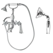 Смеситель на борт ванны с ручным душем, шлангом 150 см CEZARES GOLF-PBV-01-M