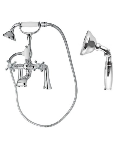 Смеситель на борт ванны с ручным душем, шлангом 150 см CEZARES GOLF-PBV-01-M