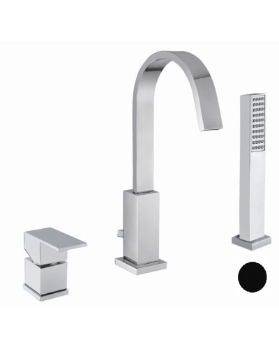 Смеситель на борт ванны на 3 отверстия CEZARES UNIKA-BVD3-NOP