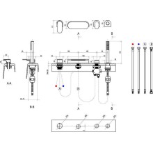 Смеситель на борт ванны Ravak Chrome CR 025.00 X070073 Хром