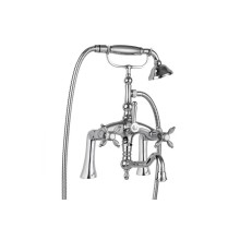 Смеситель на борт ванны с поворотным изливом, шлангом 150 см CEZARES NOSTALGIA-PBV2-01-M