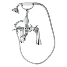 Смеситель на борт ванны с ручным душем, шлангом 150 см CEZARES NOSTALGIA-PBV-01-Bi