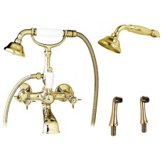 Смеситель на борт ванны с ручным душем, шлангом 150 см CEZARES LORD-PBV-03/24-M