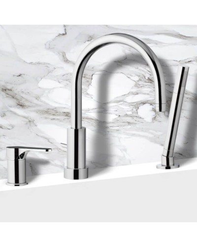 Смеситель на борт ванны Remer Class Line L07 Хром