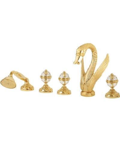 Смеситель на борт ванны Migliore Luxor 24243 Золото