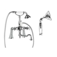 Смеситель на борт ванны с ручным душем, шлангом 150 см CEZARES LORD-PBV2-01-M