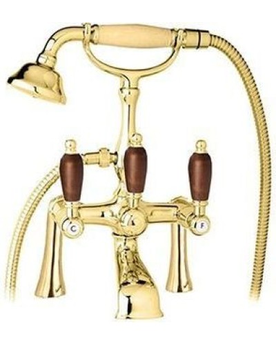 Смеситель на борт ванны с ручным душем CEZARES FIRST-PBV-03/24-Nc