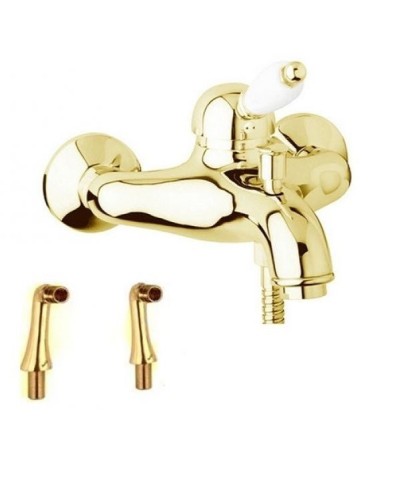 Смеситель на борт ванны с ручным душем CEZARES ELITE-PBVM-03/24-Bi