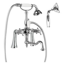 Смеситель на борт ванны с ручным душем, шлангом 150 см CEZARES GOLF-PBV2-01-M