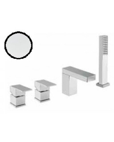 Смеситель на борт ванны на 4 отверстия CEZARES UNIKA-BVD4-BIO