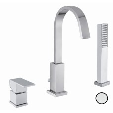 Смеситель на борт ванны на 3 отверстия CEZARES UNIKA-BVD3-BIO