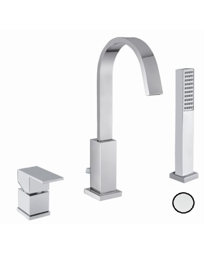 Смеситель на борт ванны на 3 отверстия CEZARES UNIKA-BVD3-BIO