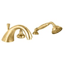 Смеситель на борт ванны с ручным выдвижным душем CEZARES LORD-BVD-02-M