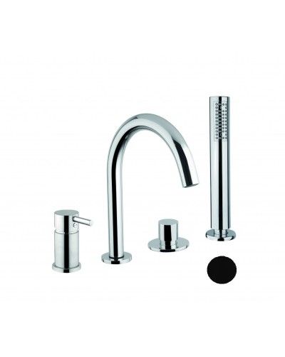 Смеситель на борт ванны на 4 отверстия CEZARES TINK-BVDM4-NOP