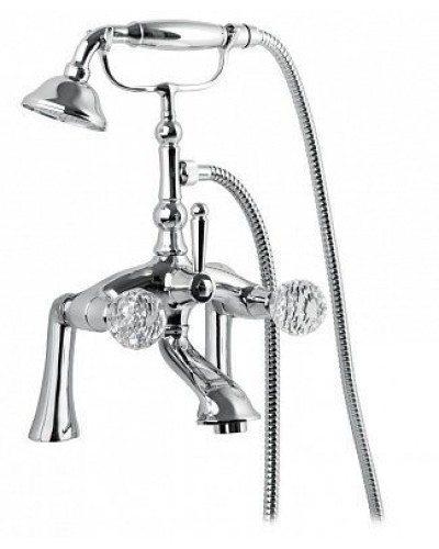 Смеситель на борт ванны с ручным душем CEZARES ATLANTIS-PBV-01-Sw/M