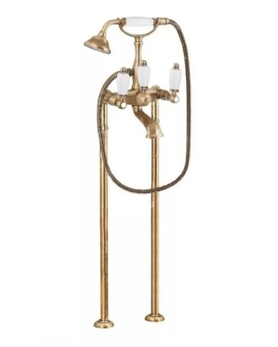 Напольный смеситель для ванны с ручным душем CEZARES FIRST-VDP-02-Bi