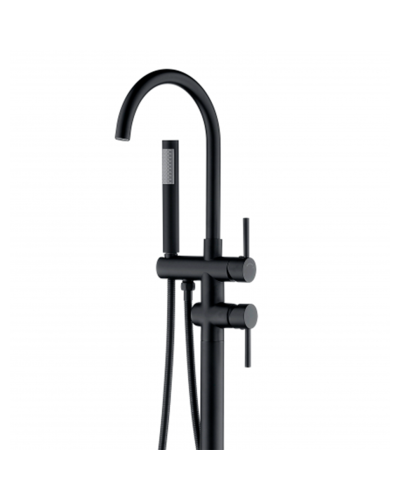 Смеситель напольный RIMERO RM880BL (Черный матовый)