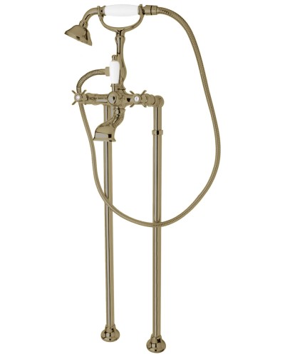 Напольный смеситель для ванны с ручным душем, шлангом 150 см CEZARES LORD-VDP-02-Bi
