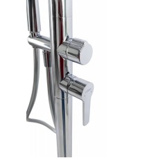 Напольный смеситель для ванны и душа, однорычажный с ручным душем CEZARES LUX-VDP-01