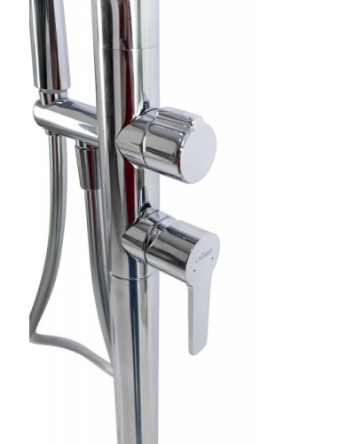 Напольный смеситель для ванны и душа, однорычажный с ручным душем CEZARES LUX-VDP-01