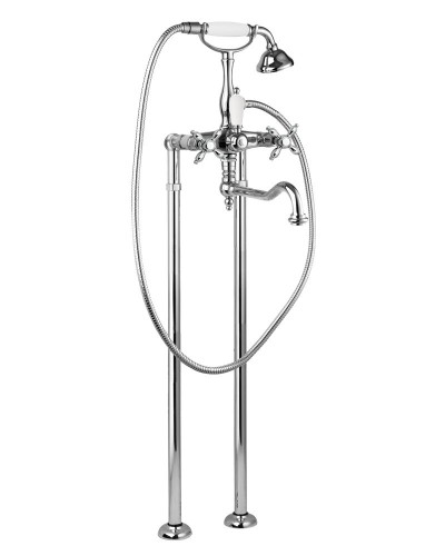 Напольный смеситель для ванны с поворотным изливом CEZARES NOSTALGIA-VDP2-01-Bi