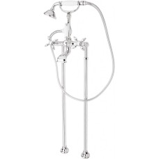 Напольный смеситель для ванны с ручным душем и шлангом 150 см CEZARES NOSTALGIA-VDP-01-Bi