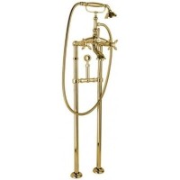 Напольный смеситель для ванны с ручным душем и шлангом 150 см CEZARES NOSTALGIA-VDPS-03/24-M