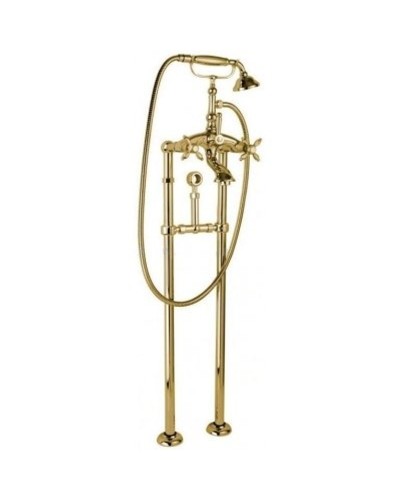 Напольный смеситель для ванны с ручным душем и шлангом 150 см CEZARES NOSTALGIA-VDPS-03/24-M