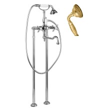 Напольный смеситель для ванны с поворотным изливом CEZARES NOSTALGIA-VDP2-02-M