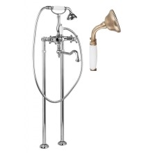 Напольный смеситель для ванны с поворотным изливом CEZARES GOLF-VDP2-02-Bi