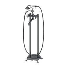 Смеситель для ванны напольного монтажа WONZON & WOGHAND, Темный графит (WW-88649020-BGM)