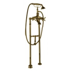 Напольный смеситель для ванны с кронштейном для слива-перелива CEZARES NOSTALGIA-VDPS-02-M